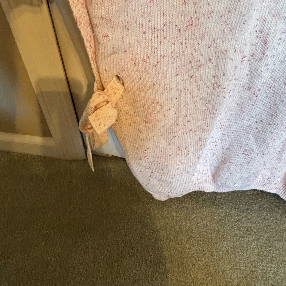 LOFT Speckled Pink Sweater XS/S - Picture 2 of 3